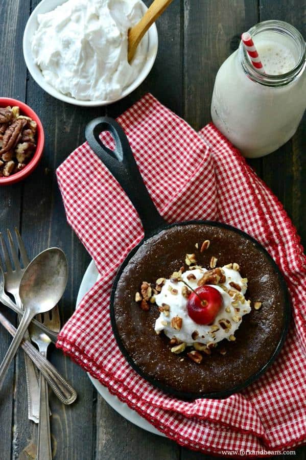 Raw “Skillet” Brownies