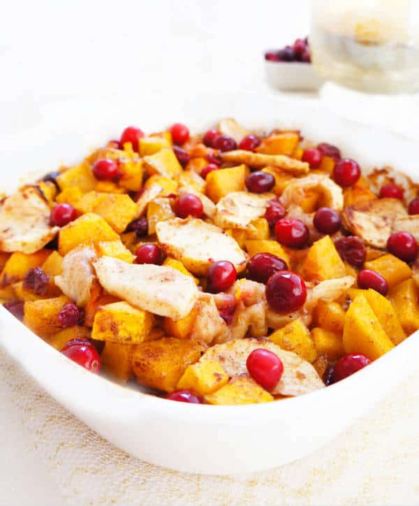 Squash, Apple and Cranberry Bake