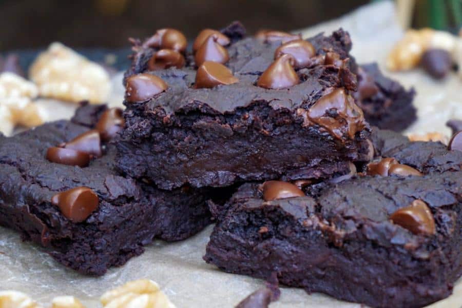 Walnut Bean Brownies