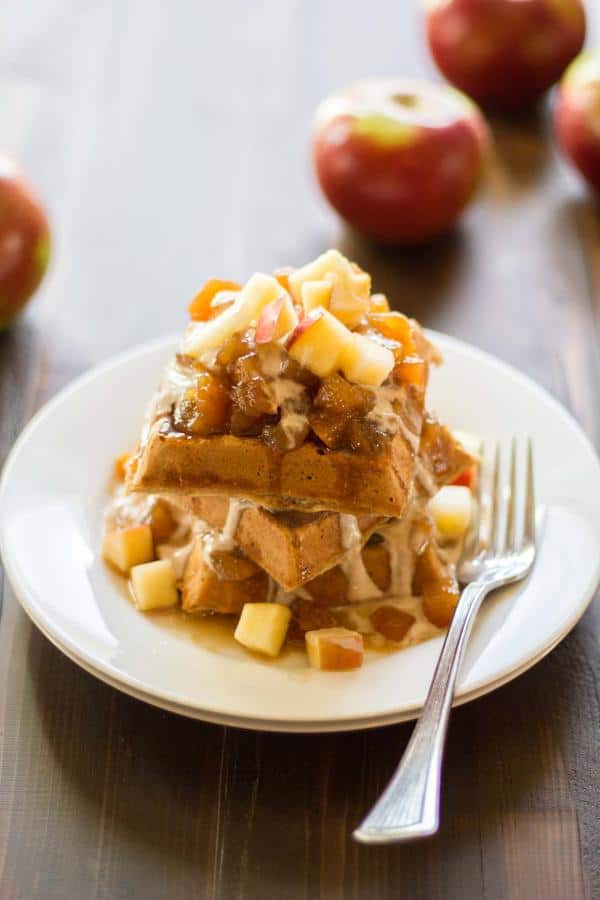 Apple Pie Waffles