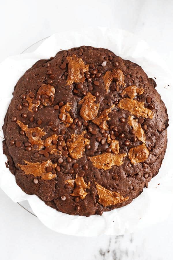 Chocolate Caramel Cookie Pie