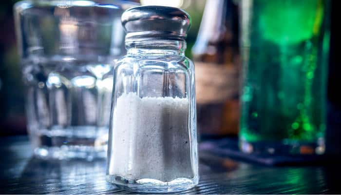 Refined table salt