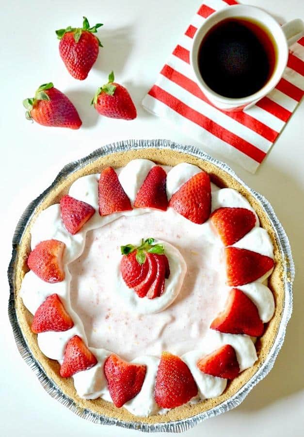 Strawberry Chiffon Pie