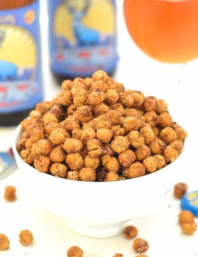 Cheese and Onion Roasted Chickpeas