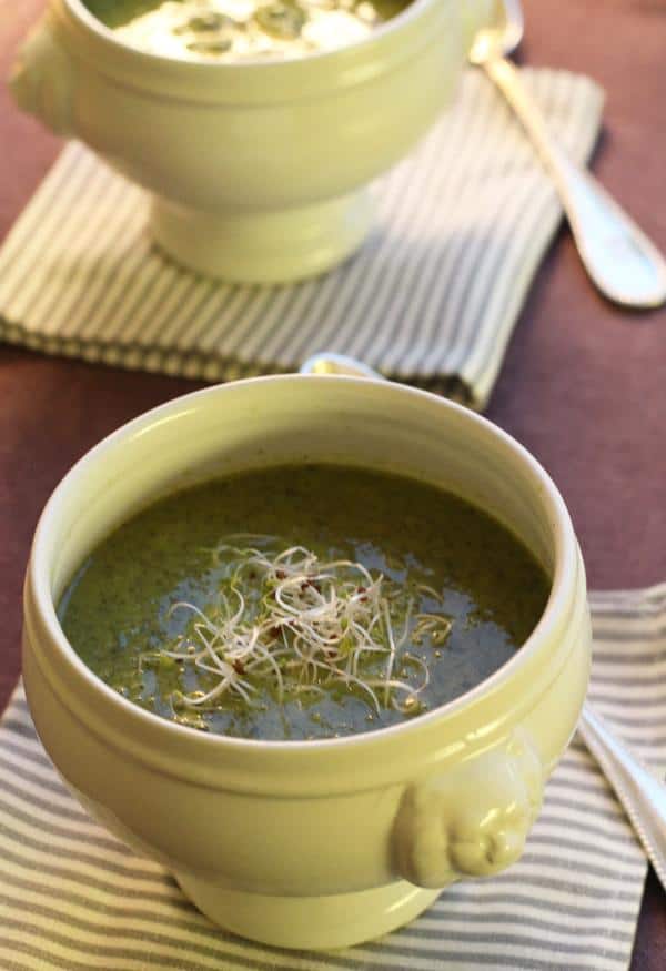 Creamy Kale and Coriander Soup