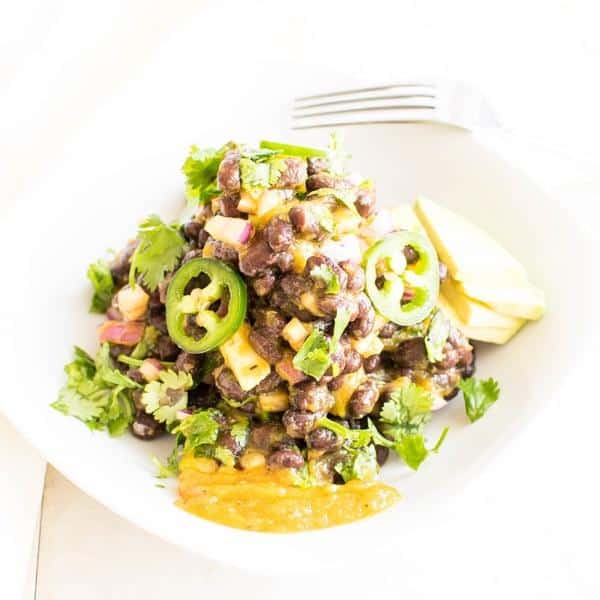 Papaya Black Bean Salad