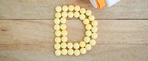 Vitamin D spelled with tablets