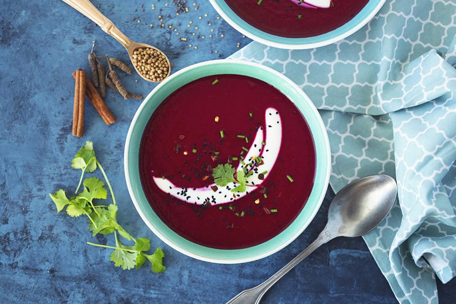 Beetroot and Reinette Apple Soup