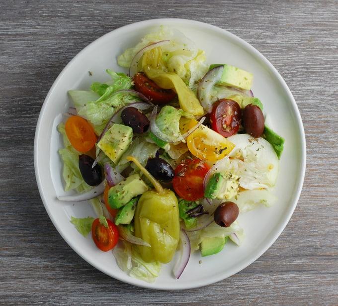 Avocado Greek Salad for the Gods