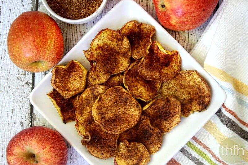 Clean Eating Cinnamon Vanilla Apple Chips