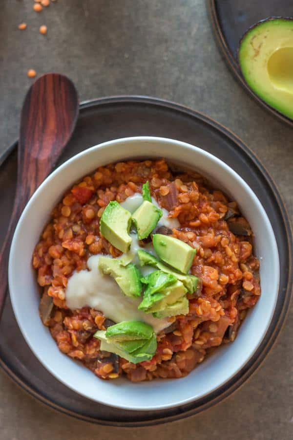 Ginger Aubergine Dahl