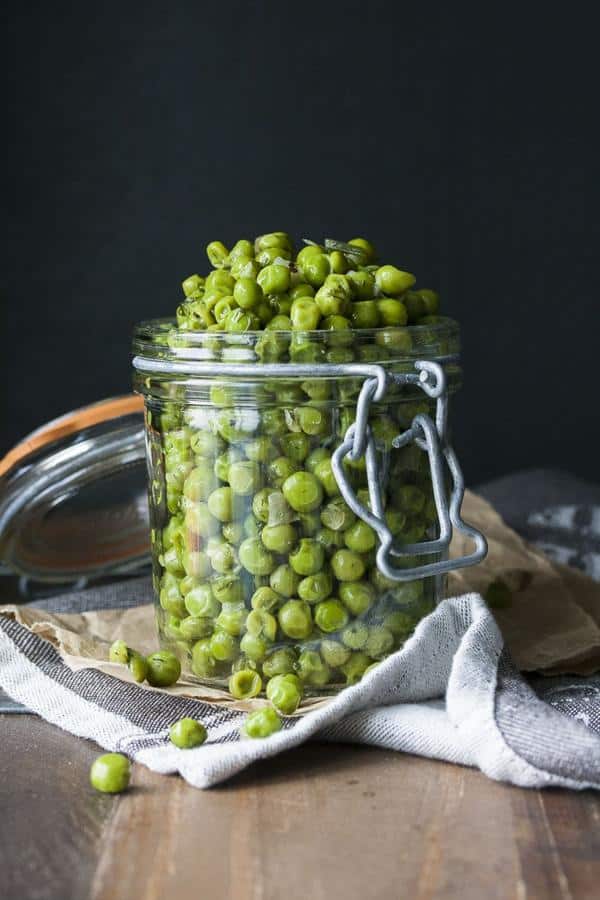 Peas with Scallions and Dill