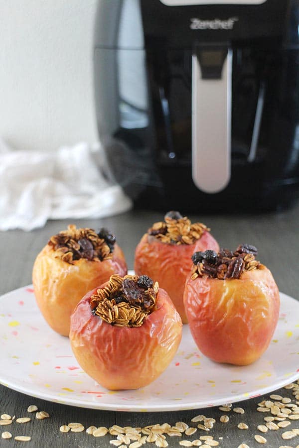 Pumpkin Spice Air Fryer Baked Apples