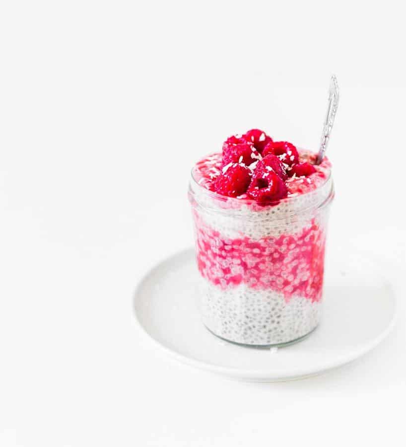 Raspberry Chia Pudding