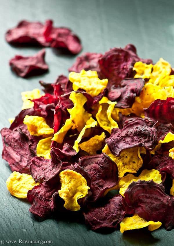Raw Beet Chips