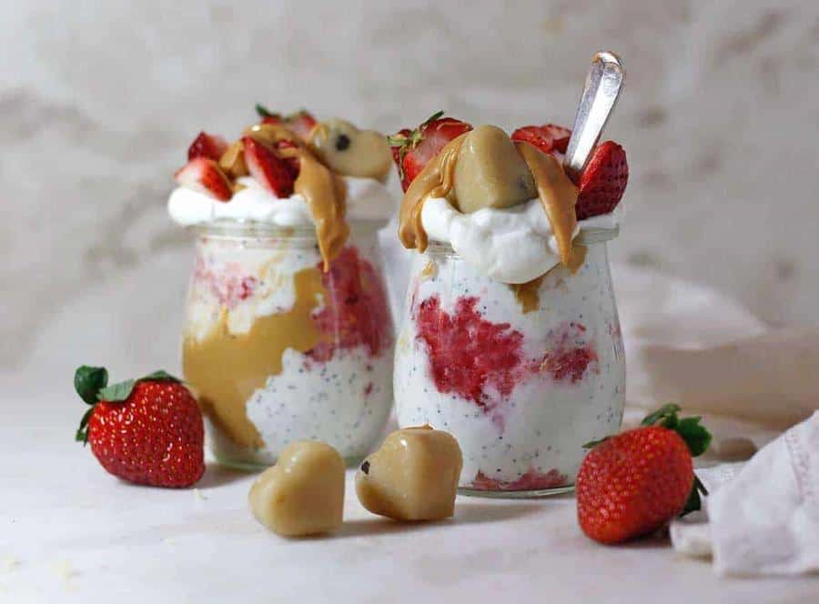 Strawberry Shortcake Poppyseed Parfait