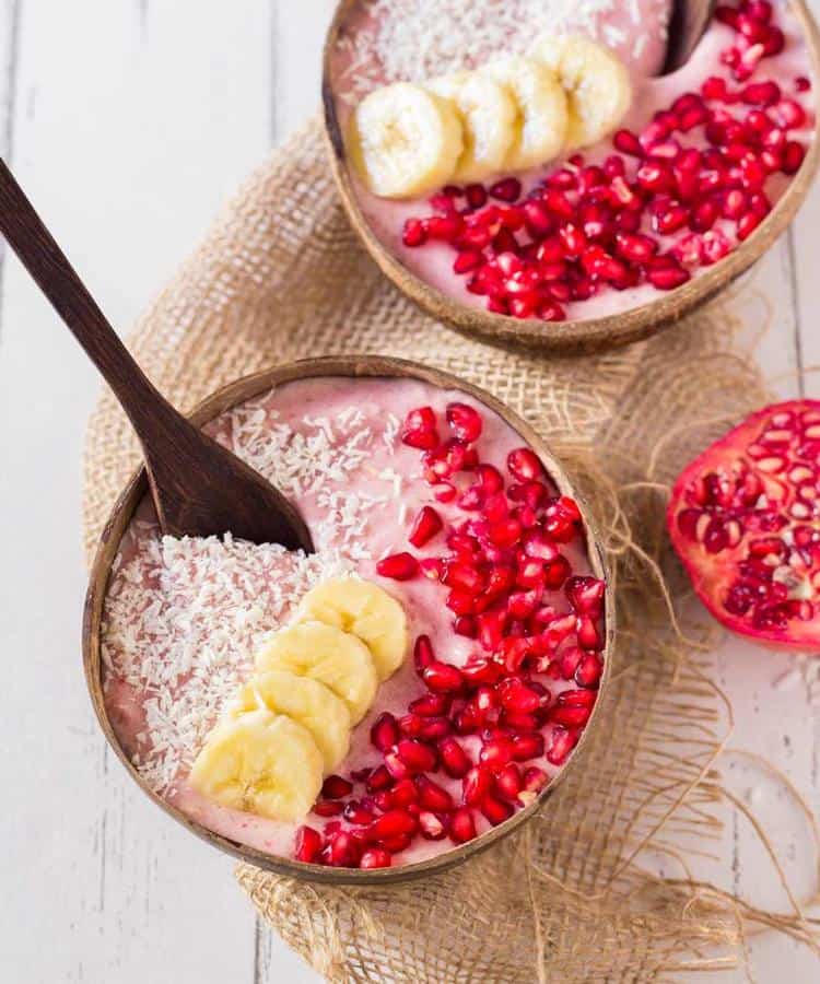 2-Ingredient Pomegranate Nicecream