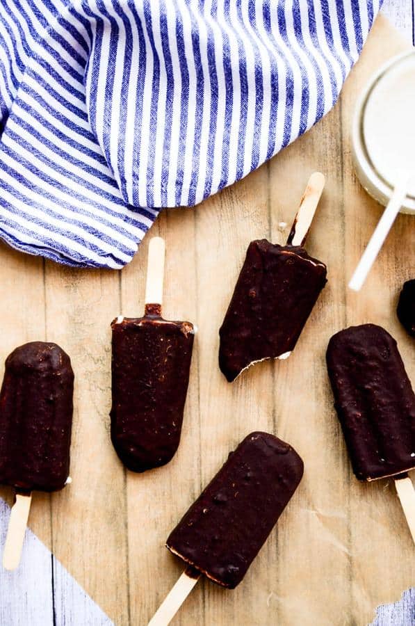 5-Ingredient Chocolate-Covered Ice Cream Bars