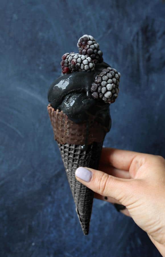 Activated Charcoal Ice Cream