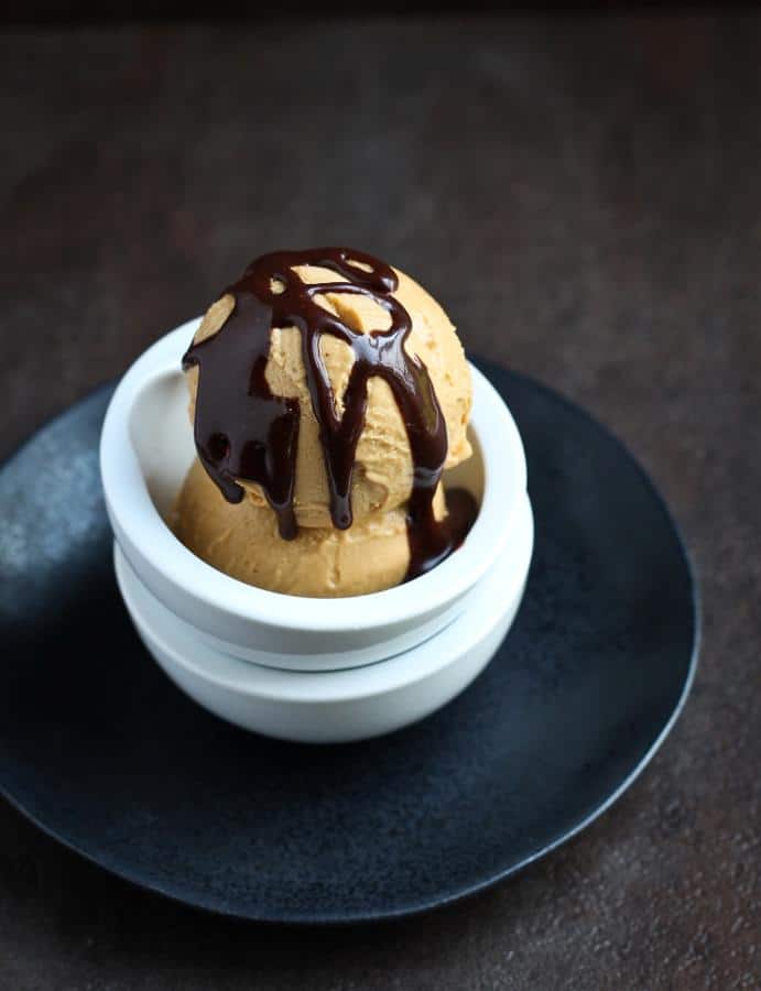 Peanut Butter Sweet Potato Ice Cream