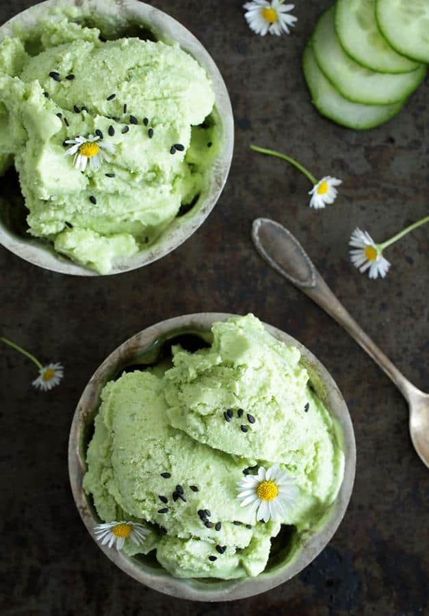 Wasabi and Cucumber Ice Cream