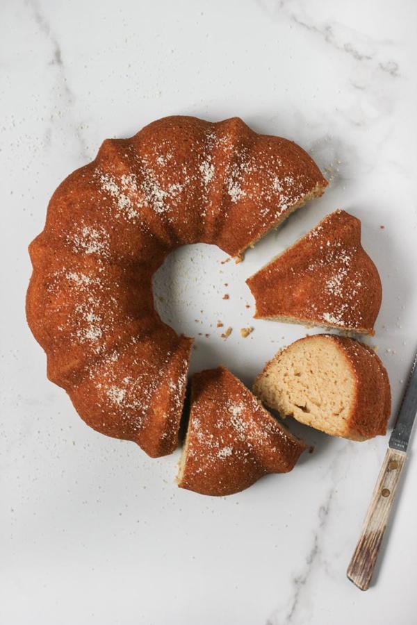 Almond Pear Cake with Vanilla and Cardamom