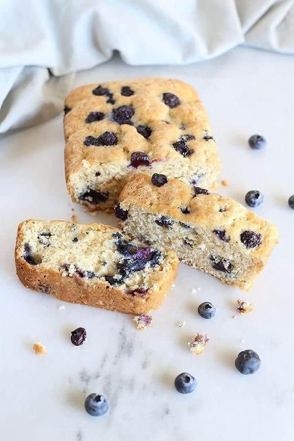 Amazing Vegan Blueberry Loaf Bread