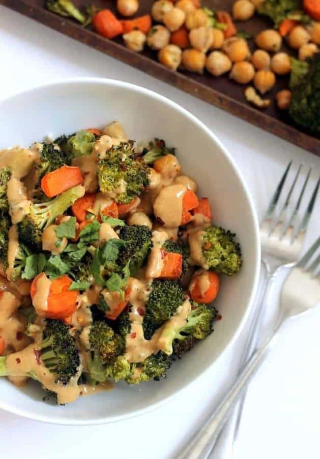 Buddha Bowl with Peanut Sauce