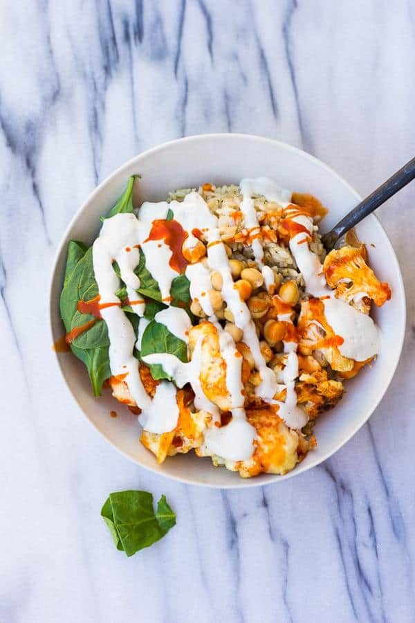 Buffalo Cauliflower Buddha Bowl