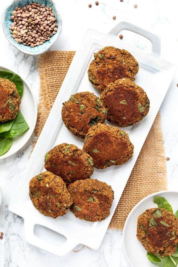 Butternut Squash and Lentil Patties