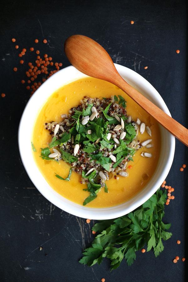 Carrot and Red Lentil Soup