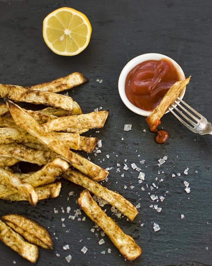 Celeriac and Cumin Oven Fries