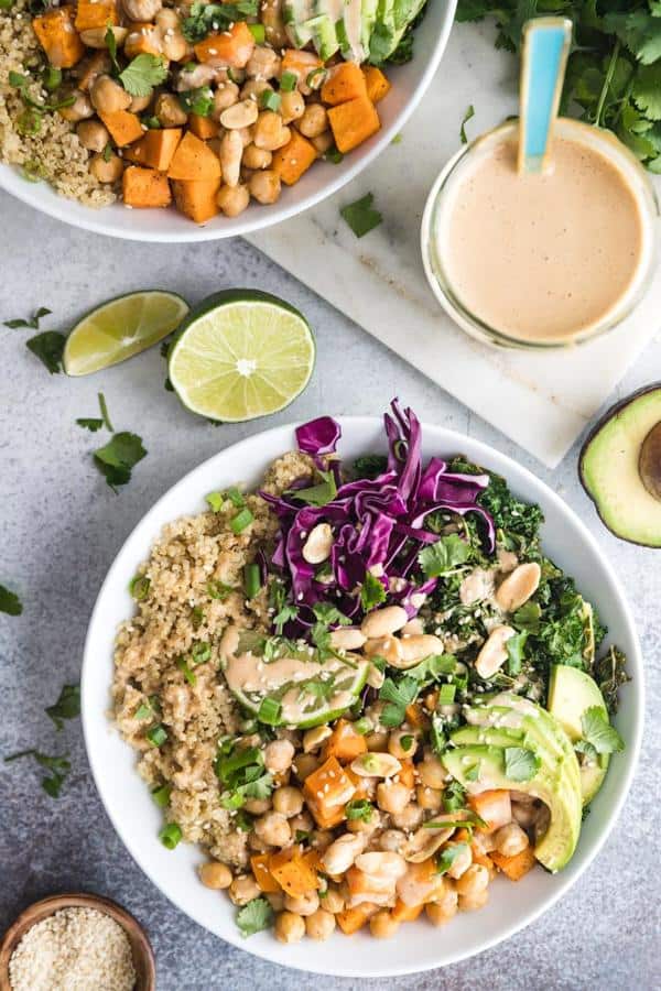 Chickpea Sweet Potato Buddha Bowl