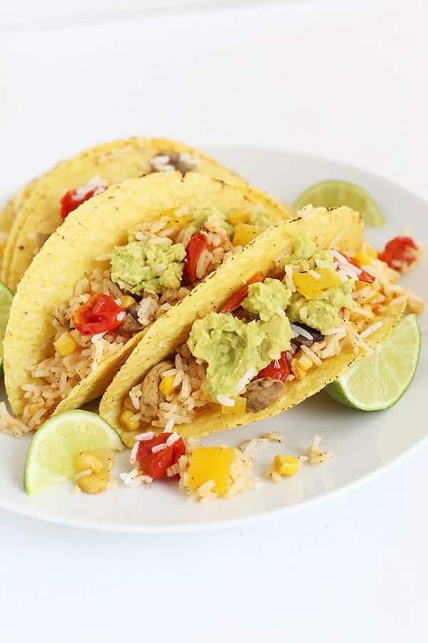 Chili Lime Rice Tacos
