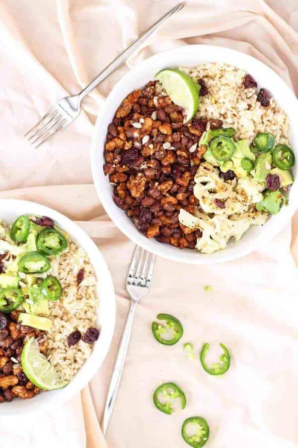 Chili Lime Walnut Buddha Bowls