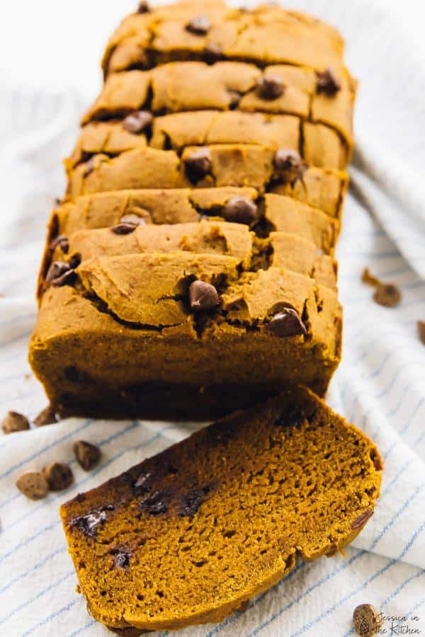 Chocolate Chip Pumpkin Bread (Gluten Free)