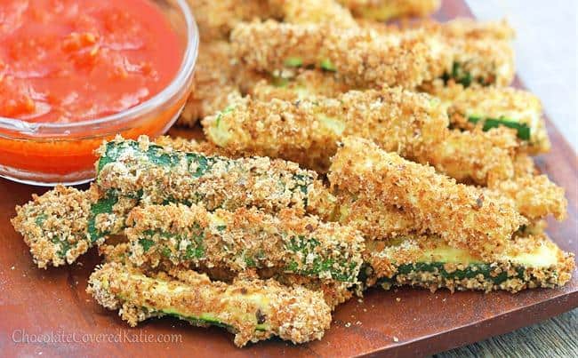 Crispy Healthy Baked Zucchini Fries