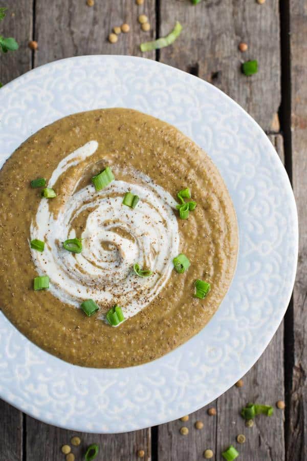 Easy Creamy Lentil Soup