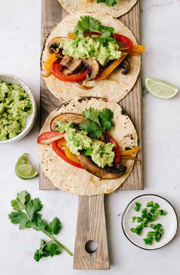 Easy Portobello Fajitas