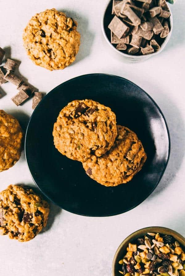 Fruit and Chocolate Chunk Breakfast Cookies