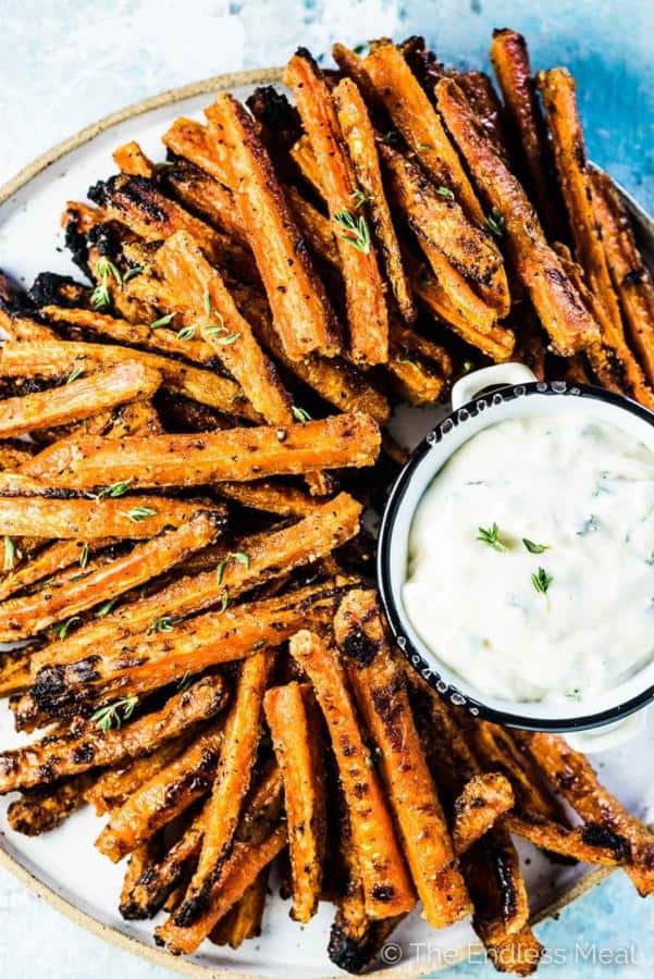 Garlic Herb Carrot Fries