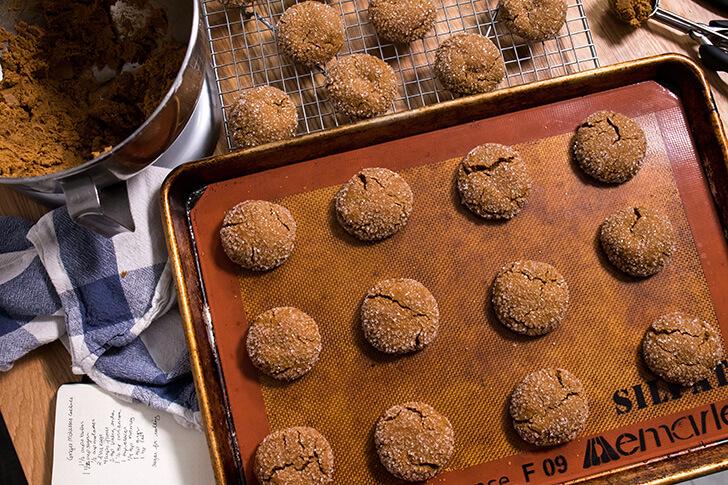 Ginger Molasses Cookies