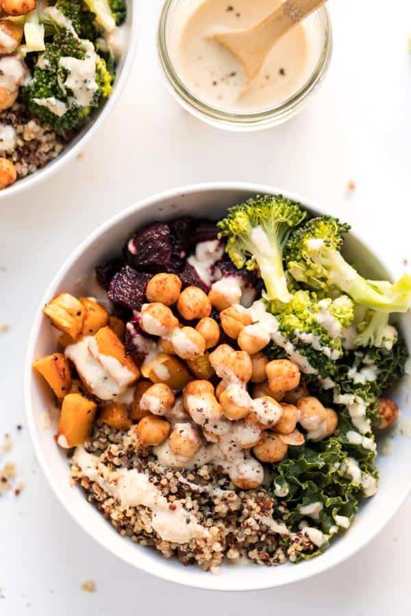 Glowing Winter Quinoa Buddha Bowls