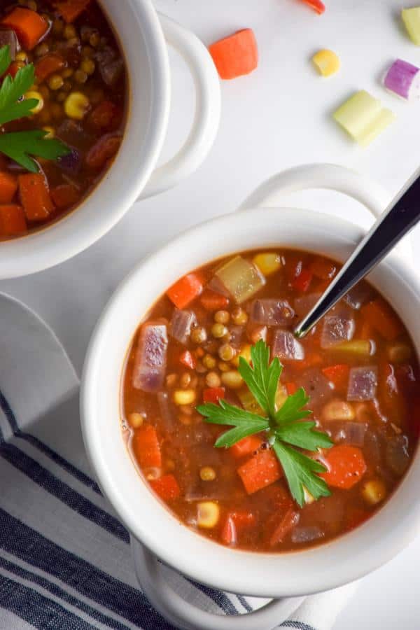Healthy Lentil Vegetable Soup