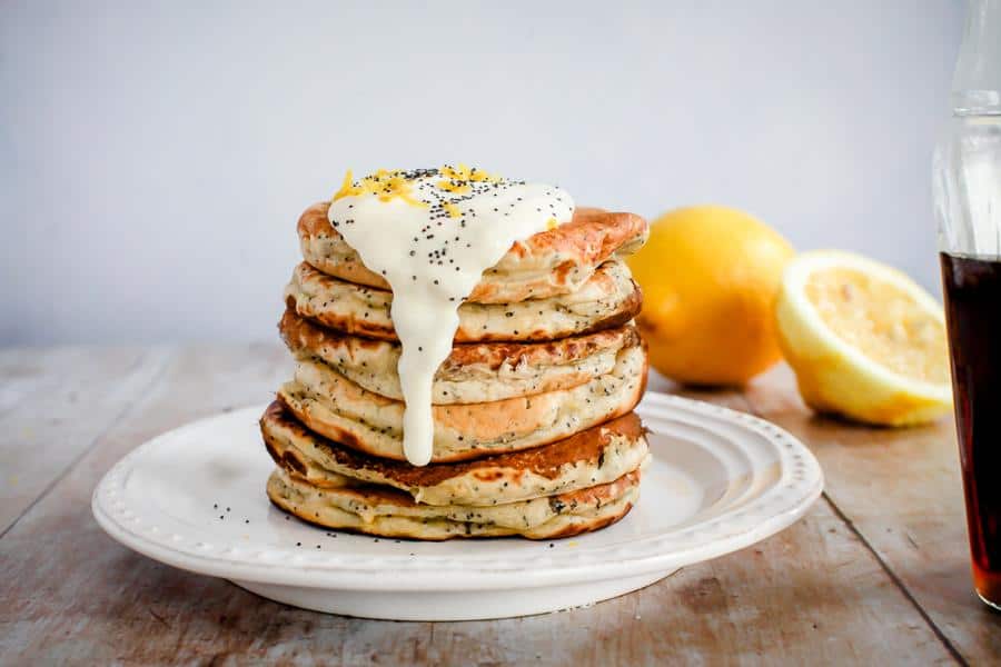 Lemon Poppy Seed Pancakes