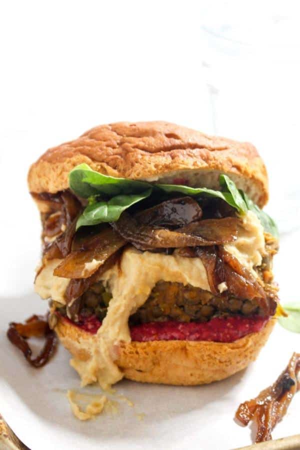 Lentil Loaf Sandwich