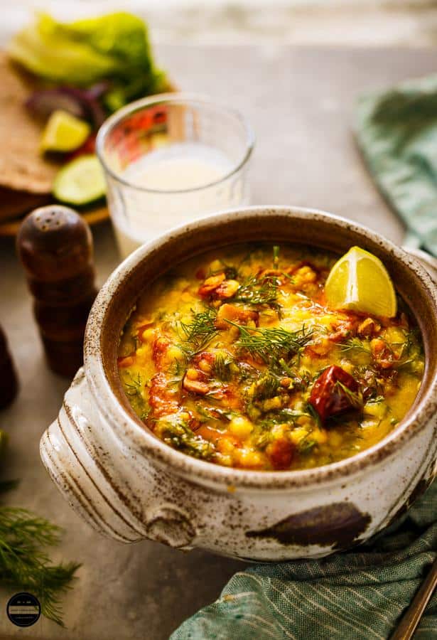 Mixed Lentils and Dill (Suva Bhaji) Daal