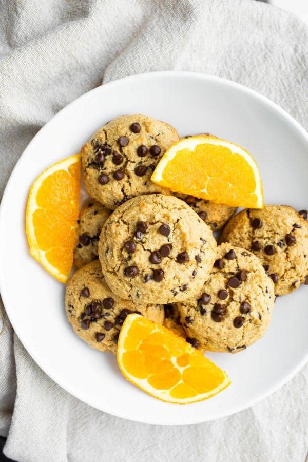 Orange Chocolate Chip Cookies (Gluten-Free)