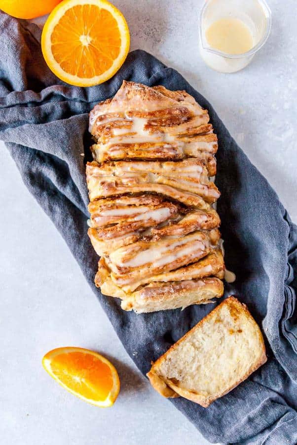 Orange Cinnamon Pull Apart Bread