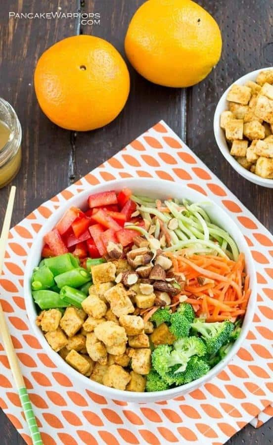 Orange Tofu Buddha Bowl